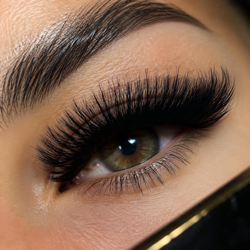 Dramatic Russian volume eyelash extensions, Cape Town